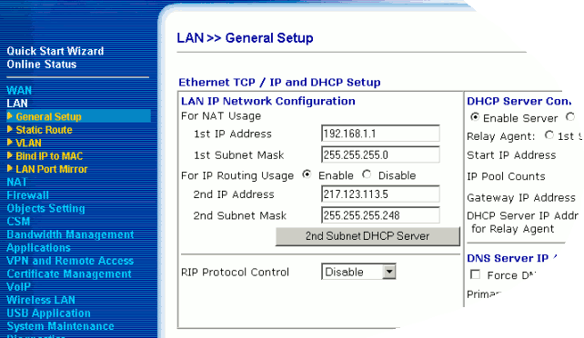 Enabling a public subnet