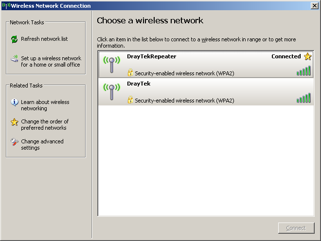 Choose a Wireless Network