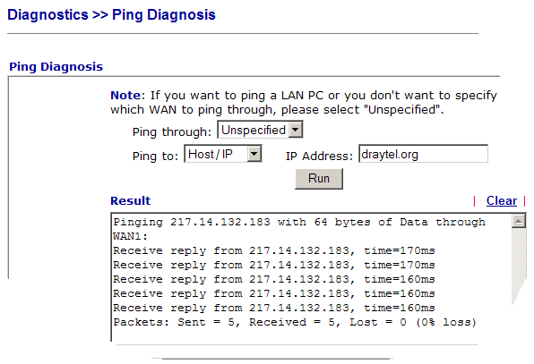 Internet Access Setup