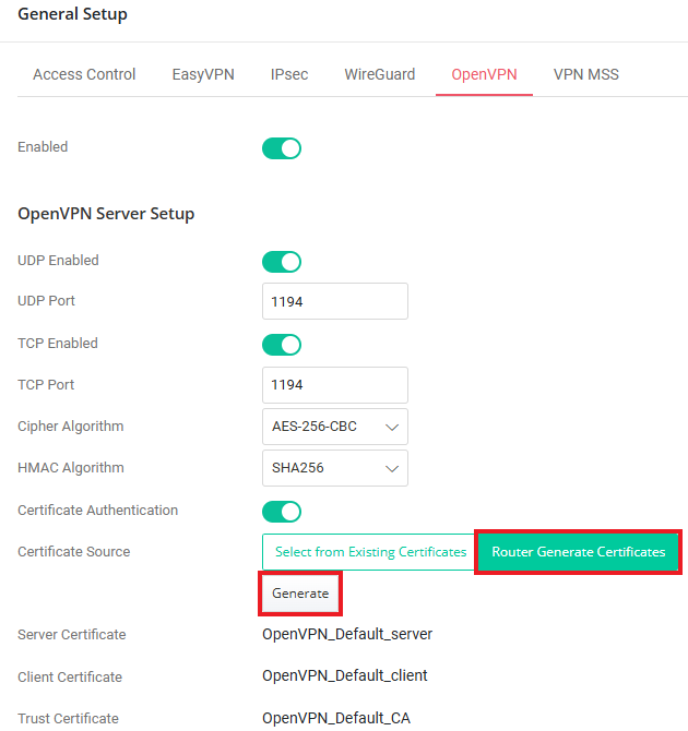Easy VPN Setup image