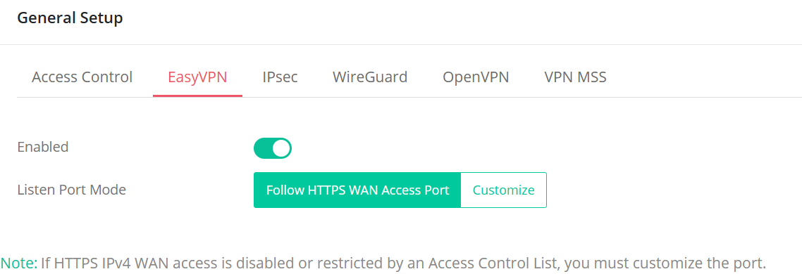 Easy VPN Setup image