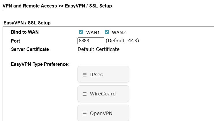 Easy VPN Setup image