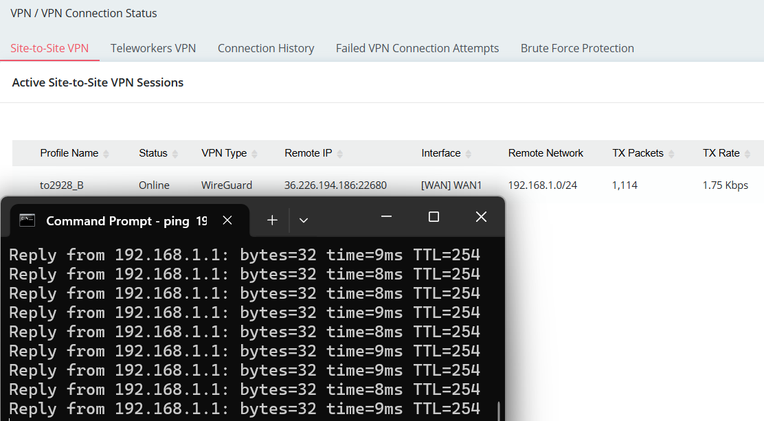 VPN Connection Status